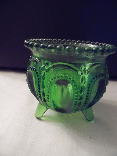 Degenhart Gypsy Pot green toothpick holder