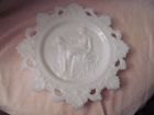 Westmoreland Cupid and Psyche Milk Glass Plate