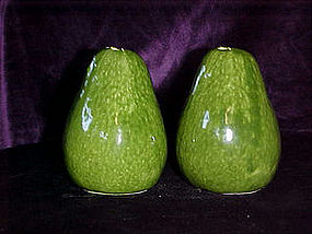 Life size avacado salt & pepper shakers