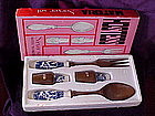 Blue willow Hostess Server set in original box