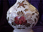 Hand painted floral lamp
