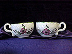 Pair of cups wall pockets