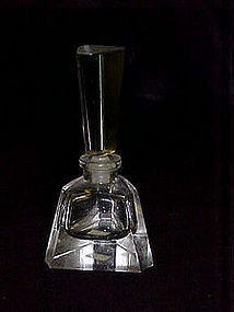 Cut crystal perfume bottle
