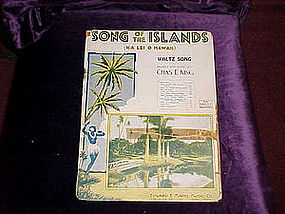 sheet music, Song of the islands