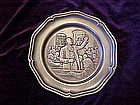 American revolution Pewter Collector plate