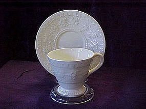 Wedgewood Wellesley demitass cup and saucer