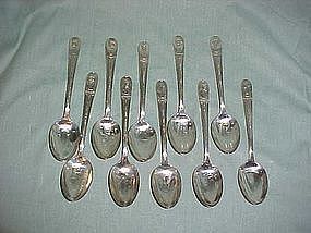 Wm Rogers silver plate president spoons