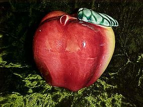 Old pottery apple figurine