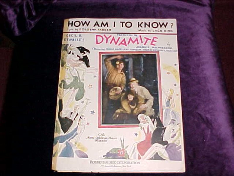 How am I to Know, from Dynamite