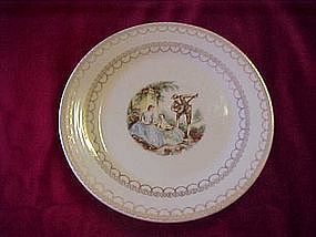 American Limoges "serenade" bread plate