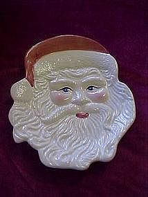 Large Santa head serving plate