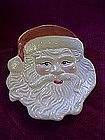 Large Santa head serving plate