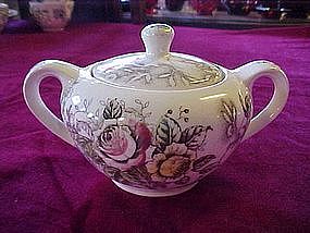 Nasco Japan "rosevine" covered sugar bowl