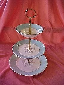 Homer Laughlin Eggshell Cavalier three tier server