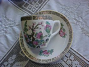Indian  tree  demi cup and saucer by Wedgewood