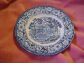 Staffordshire Liberty blue desert plate