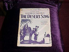 The Desert Song, sheet music 1926