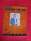 When my dream boat comes home, sheet music 1936