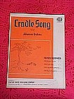 Cradle Song, Sheet music 1939