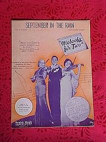 September in the rain, from Melody for Two