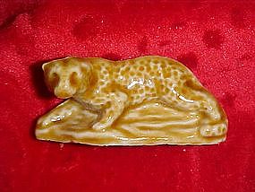 Wade whimsies leopard figurine, 1976