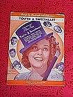 You're A Sweetheart, sheet music 1937