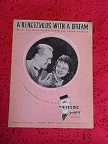 A Rendezvous with a dream, sheet music 1936