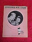 A Rendezvous with a dream, sheet music 1936