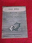 Rag Doll, sheet music 1928