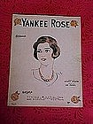 Yankee Rose, sheet music 1926
