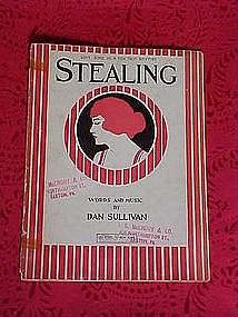 Stealing, sheet music 1921