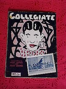 Collegiate, sheet music 1925