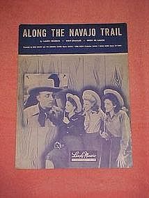 Along the Navajo trail, sheet music 1944