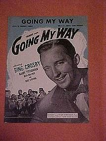 Going my way, sheet music 1944