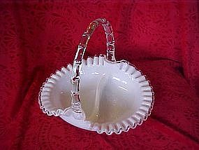 Fenton Silvercrest divided basket 1958-59