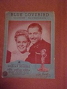 Blue Lovebird, from The Lillian Russel Production 1940