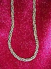 Beautiful Italian sterling triple twist chain 18"