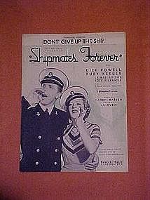 Don't Give up the Ship, from Shipmates Forever 1935