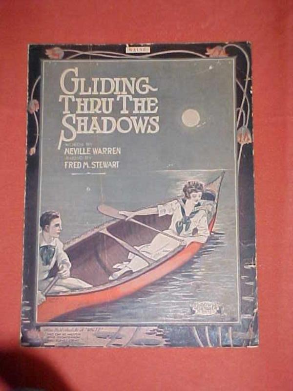 Gliding through the shadows, music 1919