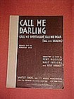 Call Me Darling (Sag mir Darling) English & German 1931