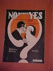 No means Yes, fox trot music 1923