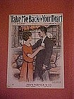 Take me back to your heart, music from 1924