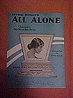 All Alone, by Irving Berlin 1924