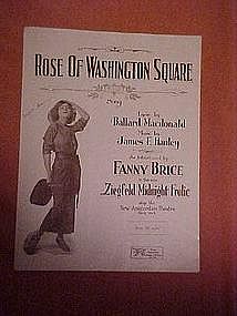 Rose of Washington Square, Fanny Brice 1920