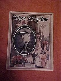 Who's Sorry Now, William Dalton cover photo 1923