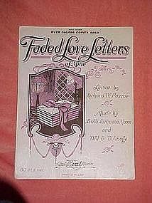 Faded Love Letters ~of mine, music 1922