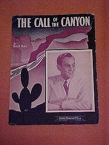 The Call Of The Canyon, by Billy Hill 1940