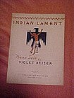 Indian Lament by Violet Reiser 1953