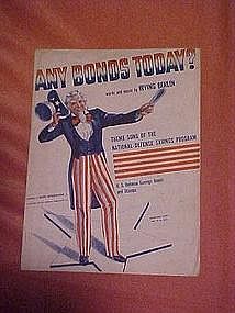 Any Bonds Today? National Defense theme song 1941