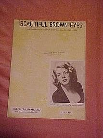 Beautiful Brown eyes, by Rosemary Clooney 1951